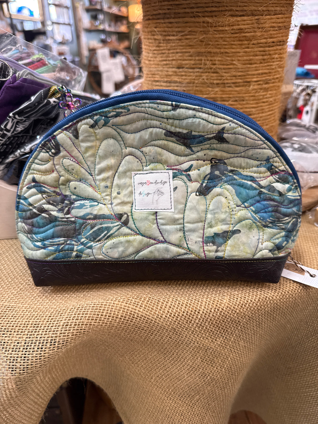 Large Zipper Pouch 10”x6.5” (Dumpling)