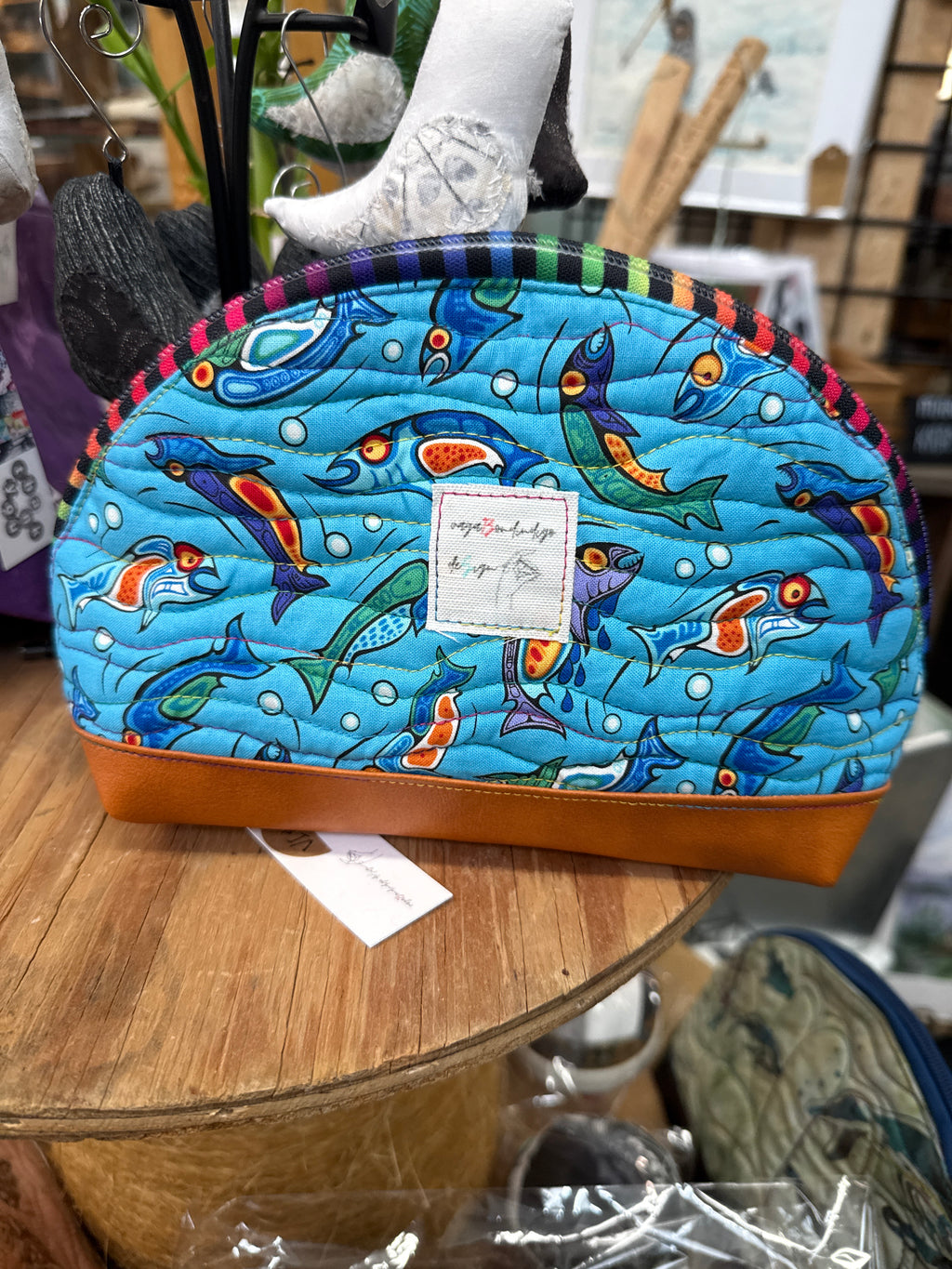 Medium Zipper Pouch 9”x6” (Dumpling)