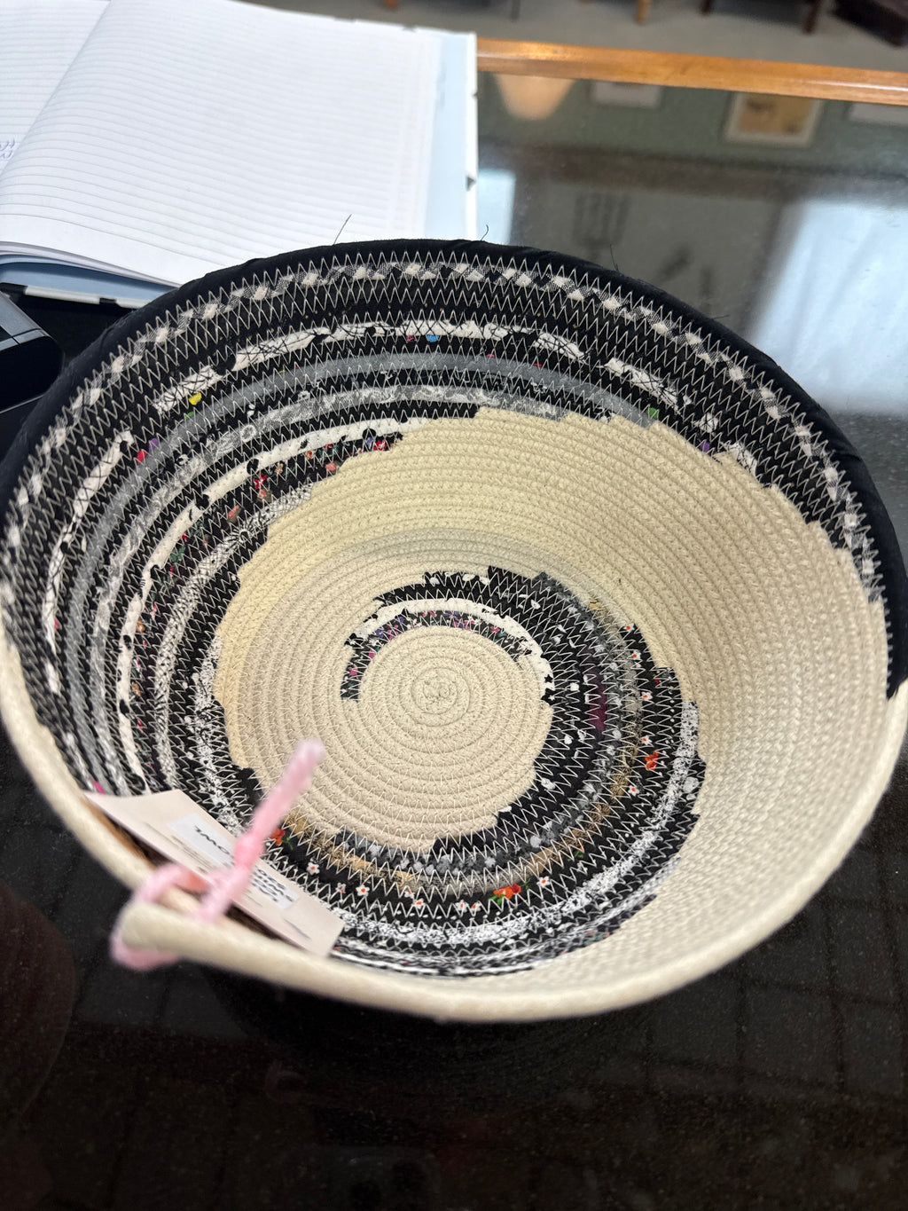 Large Swirl Cord Bowl