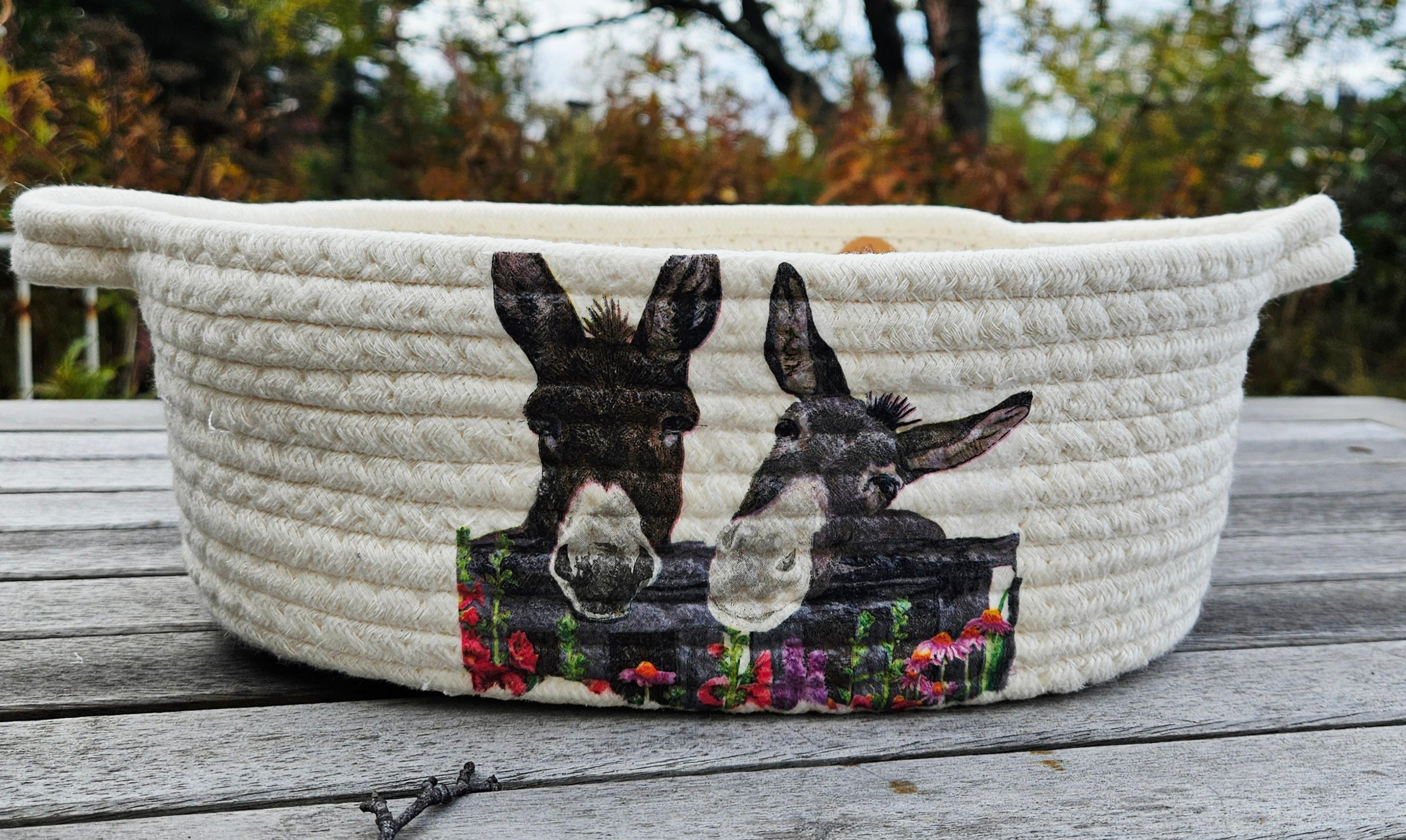 corded deco baskets medium