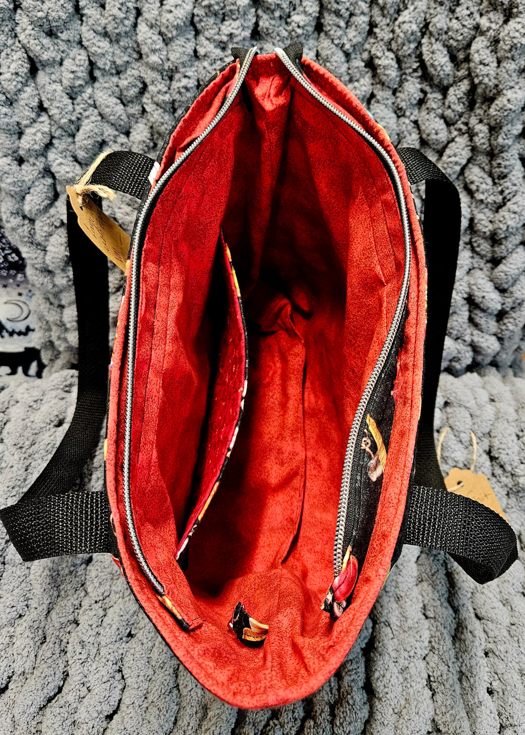 Large Tote With Zipper