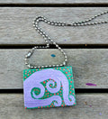 Wood Square Necklace