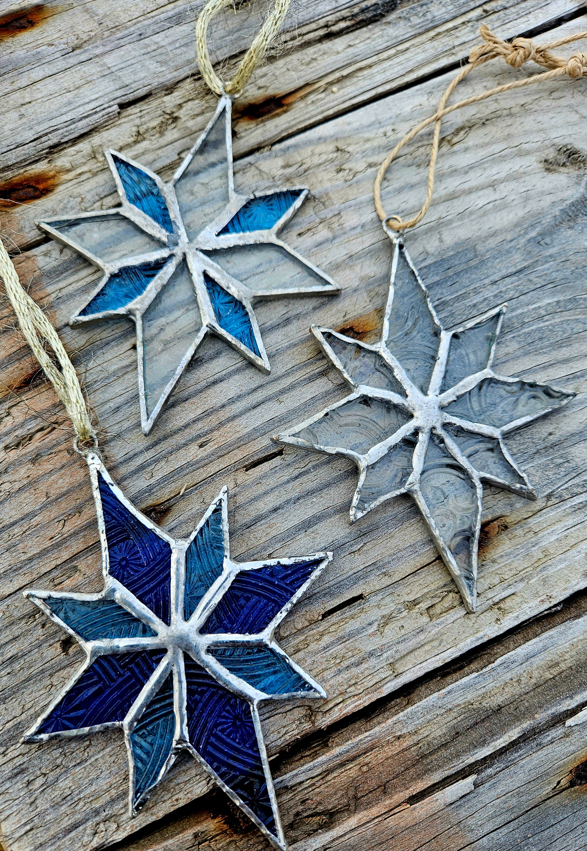 Stained Glass Holiday Ornaments