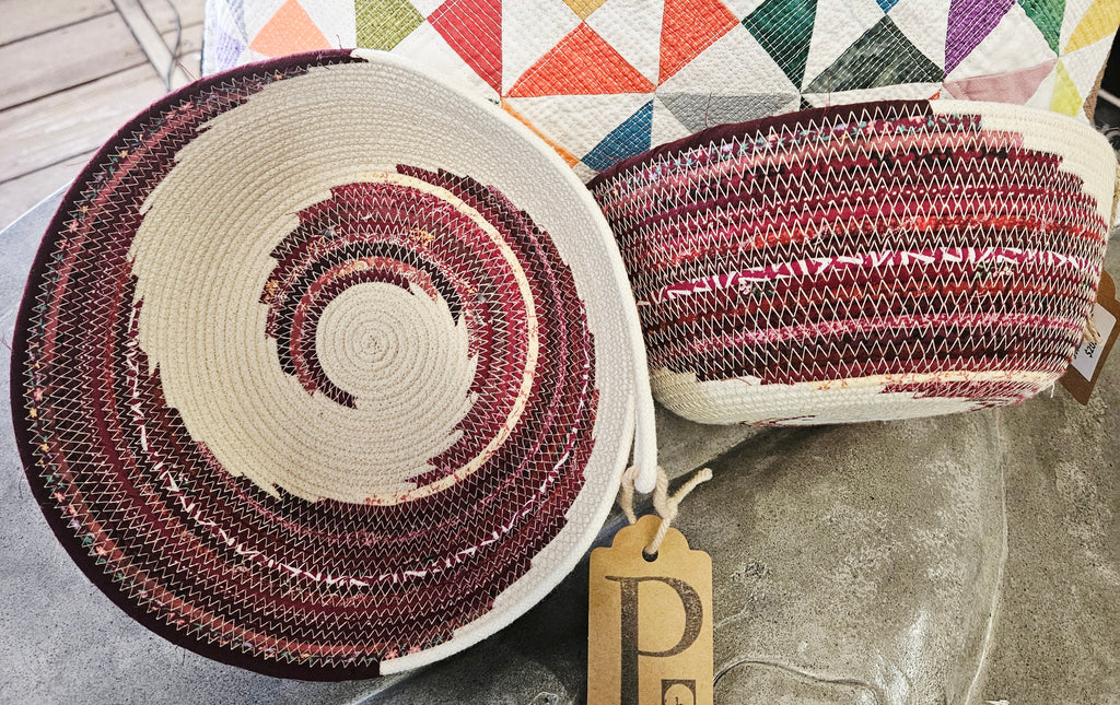 Large Swirl Cord Bowl