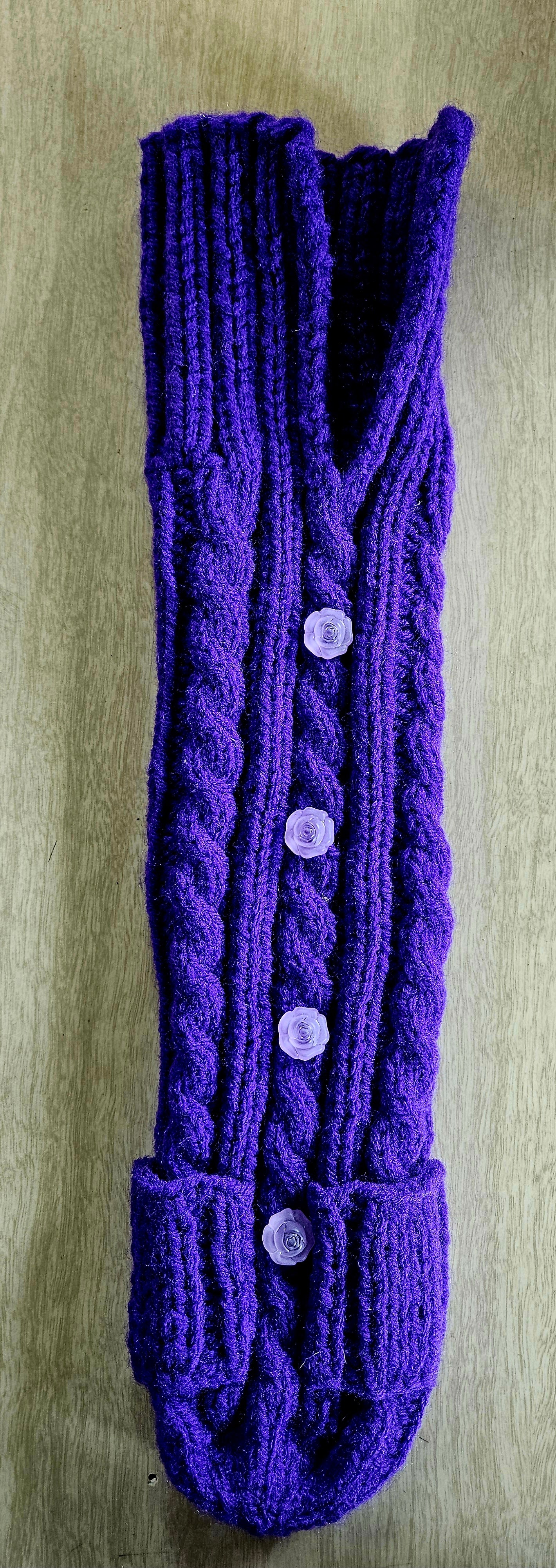 Bottle Sweater Plain Cardigans