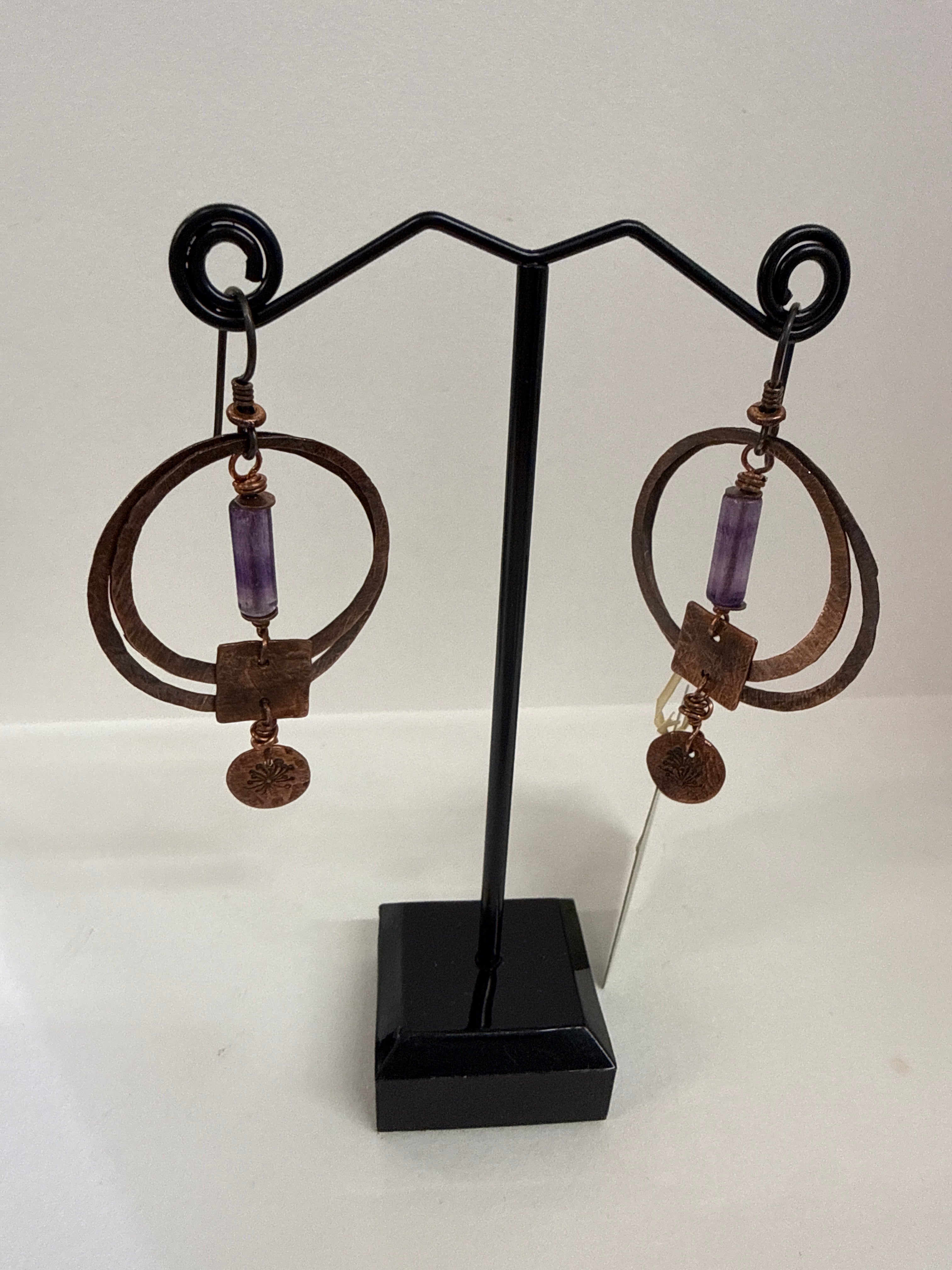#277 Double Circle with Fluorite