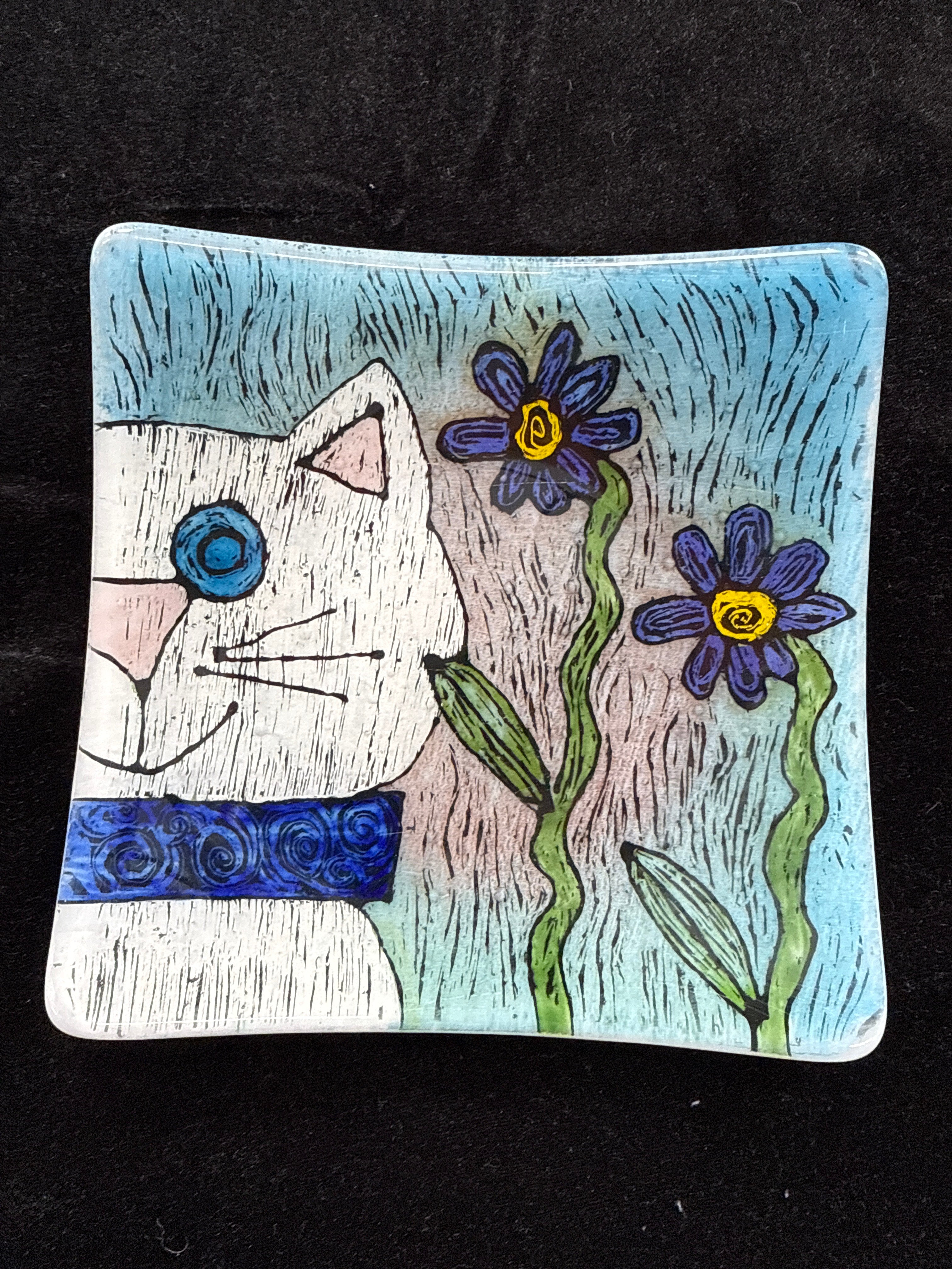 #72 glass plate