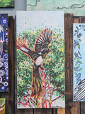 Magpie Phoenix Canvas 10x20