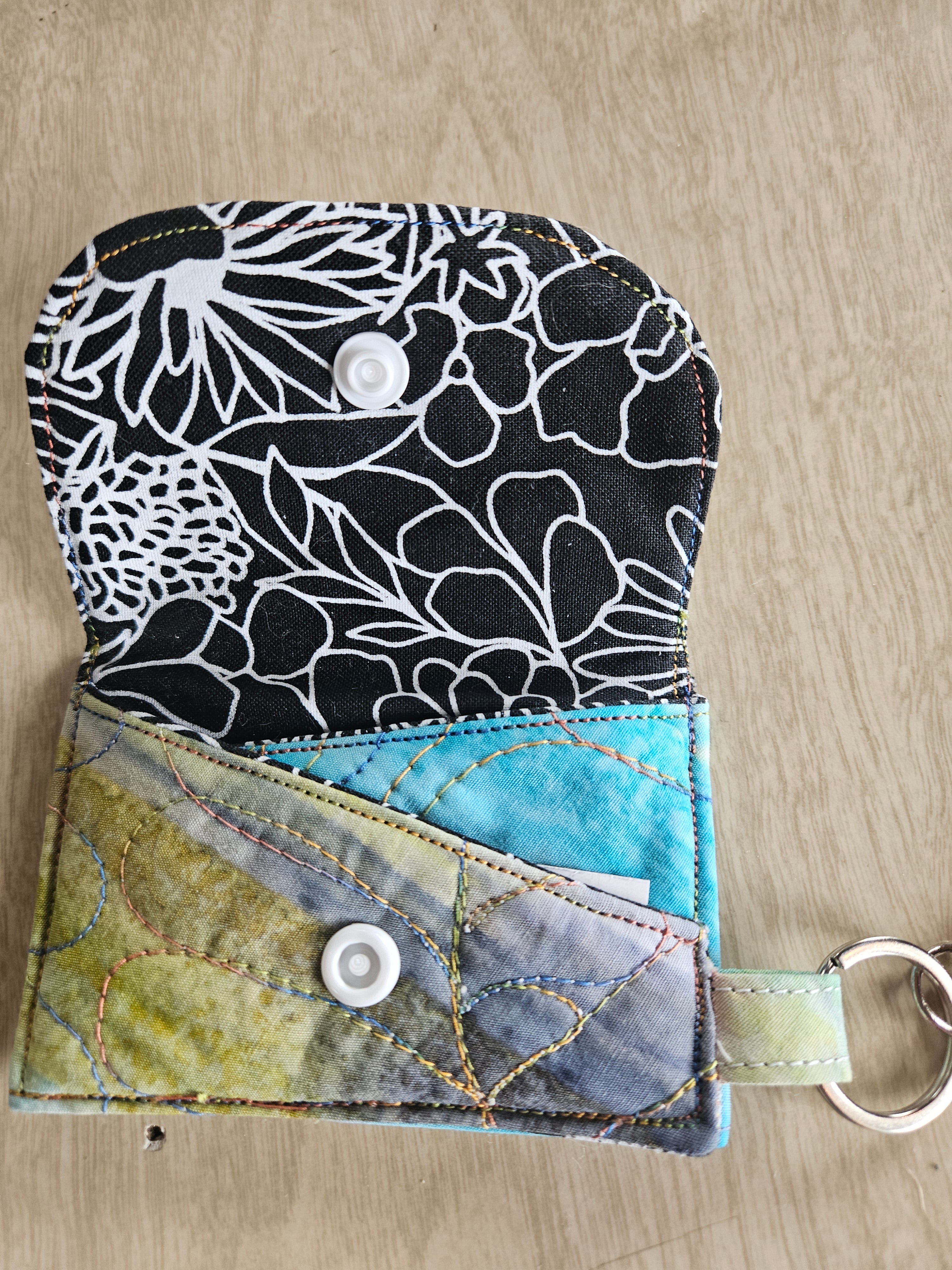 Pocket wallet w keychain