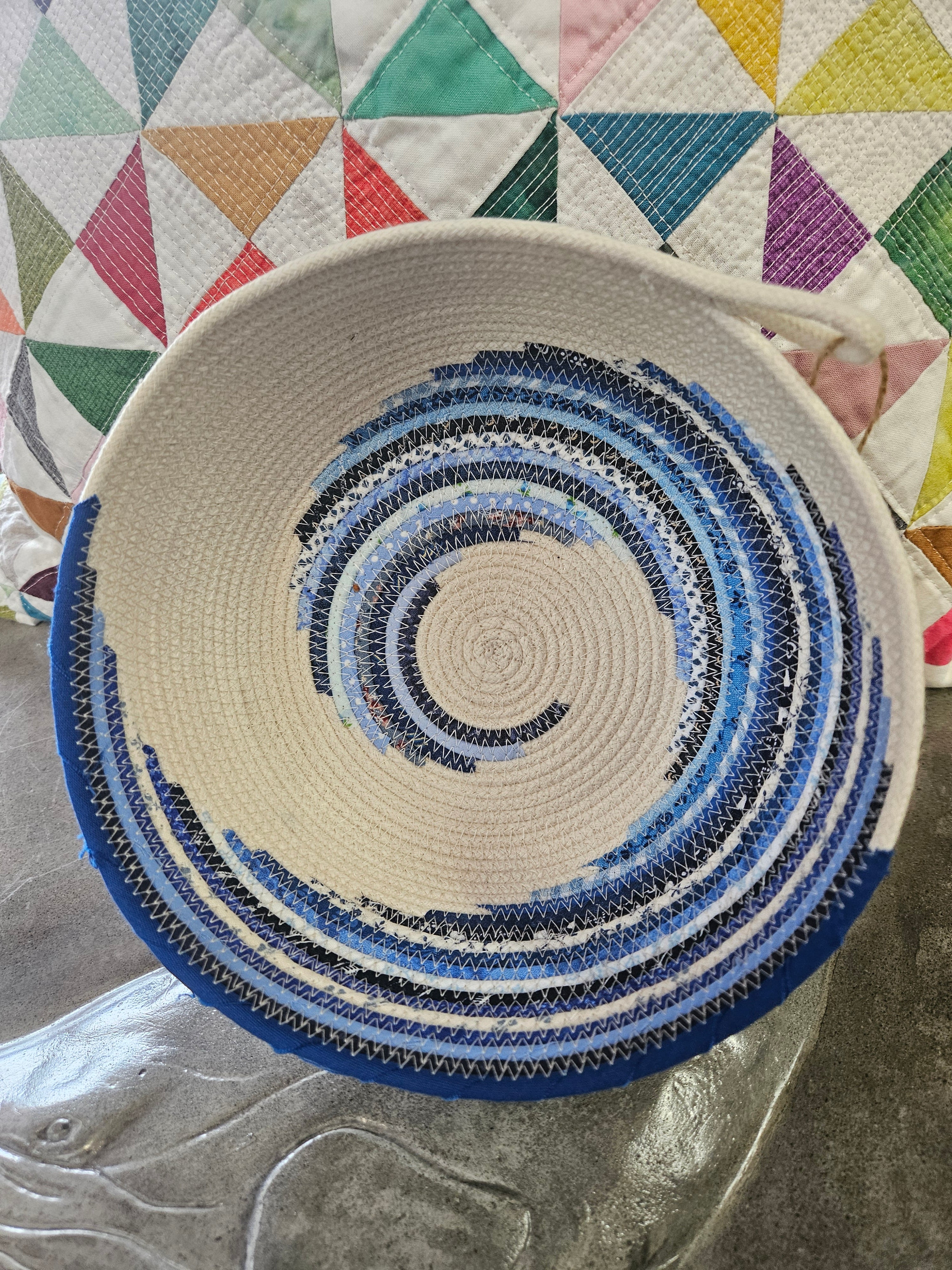 Large Swirl Cord Bowl
