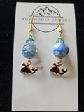 LT2: Crystal and glass beads with whale