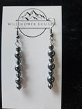 LT3: Hematite beaded earrings
