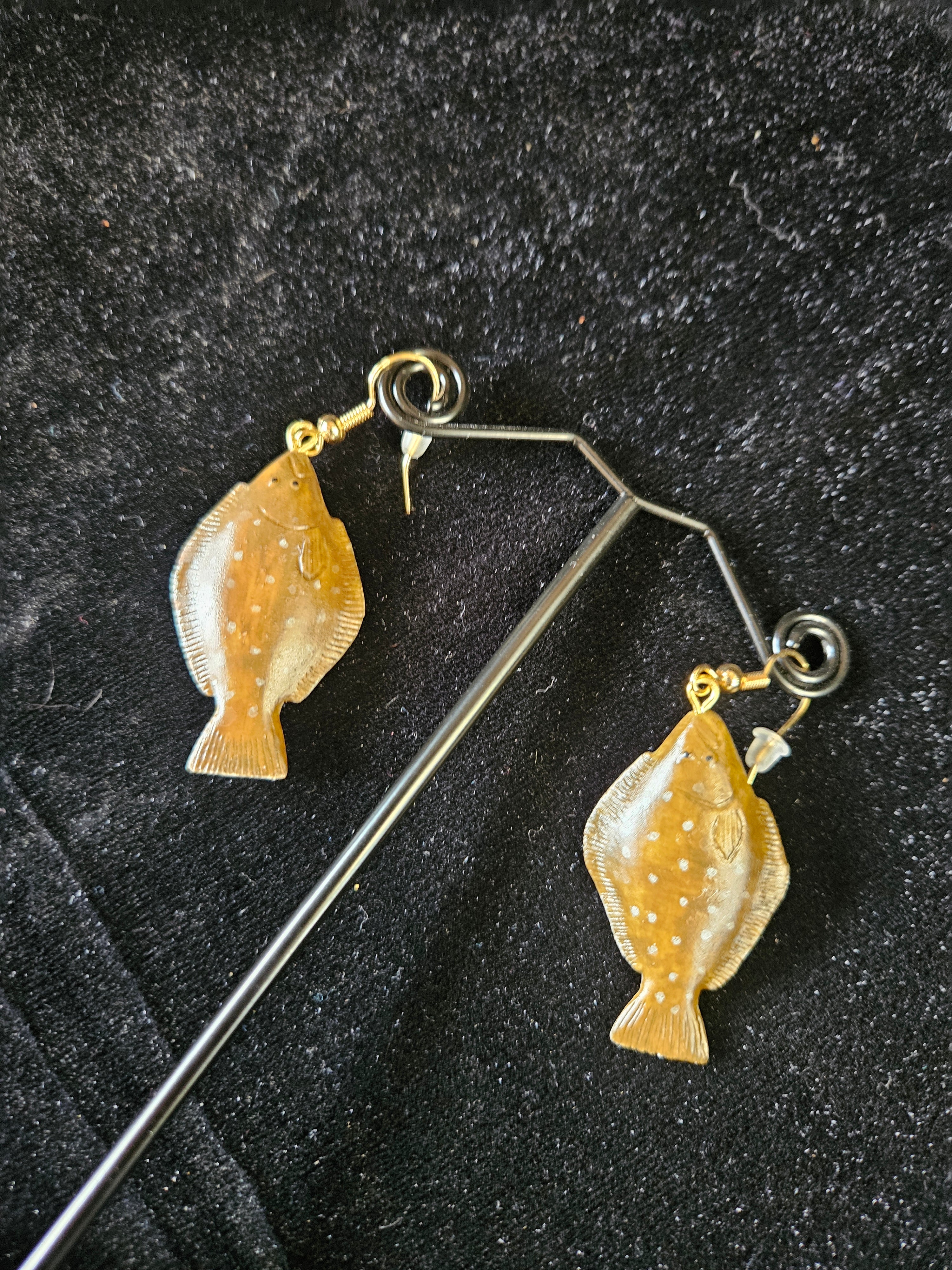 Halibut earrings