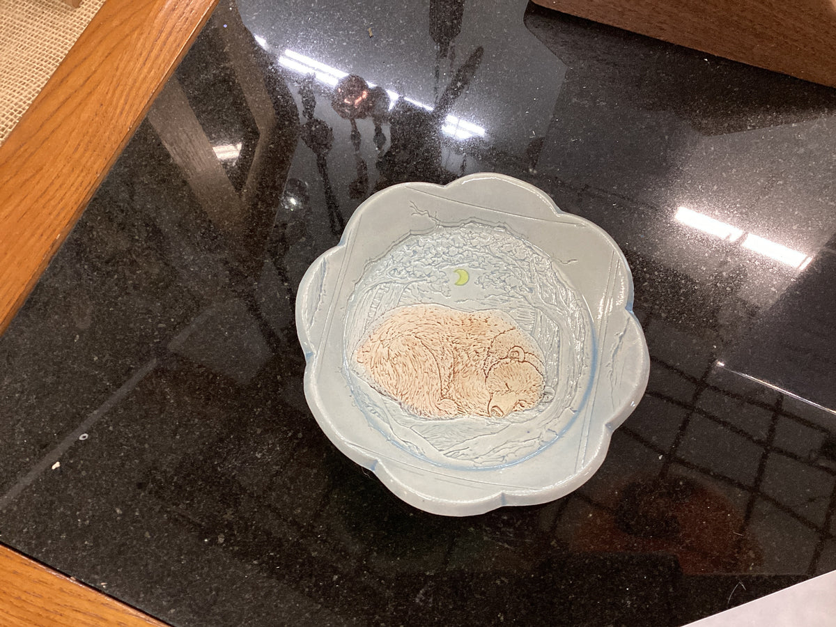 Scallop Bear Trinket Dish