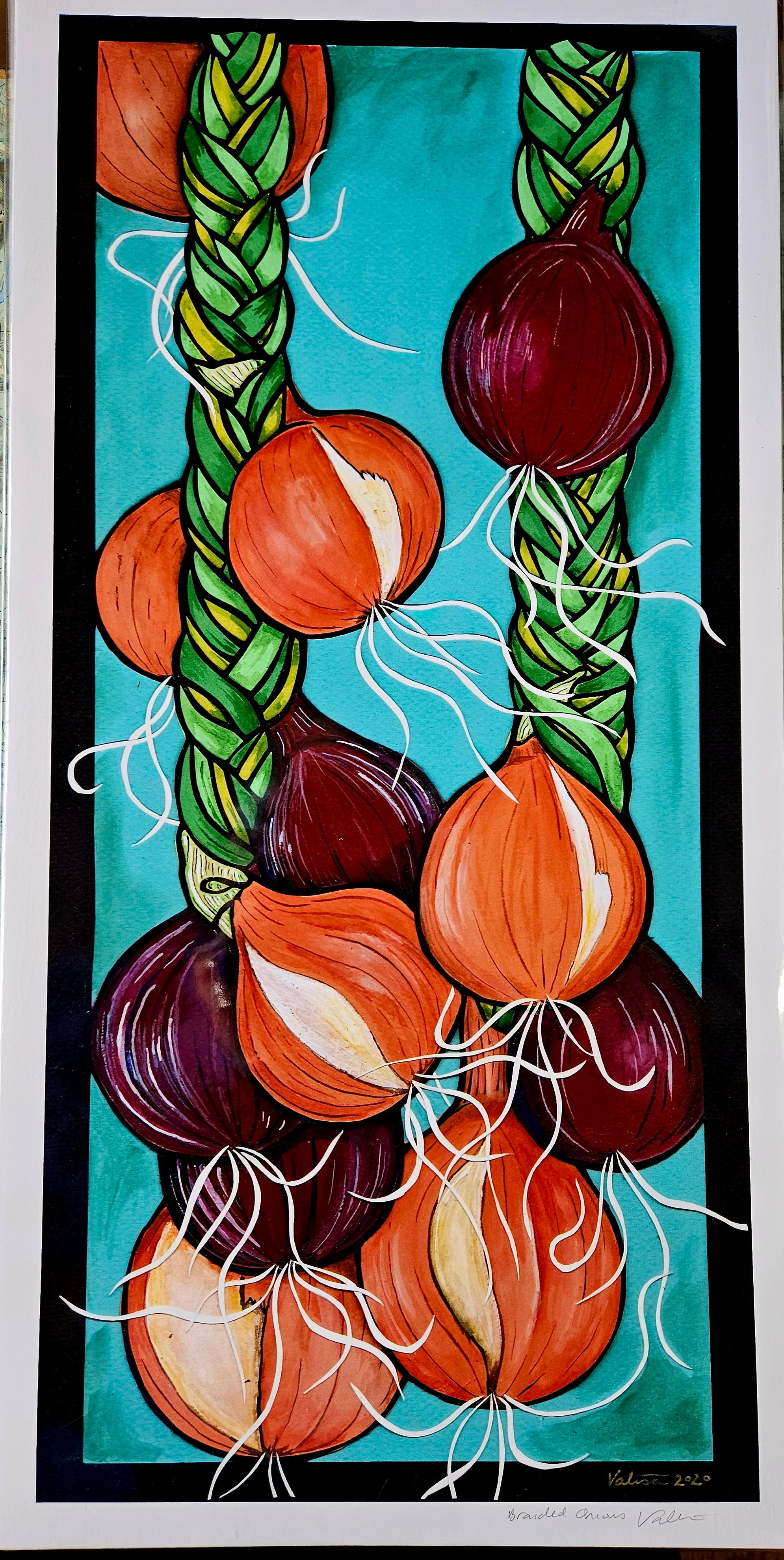 Braided onions