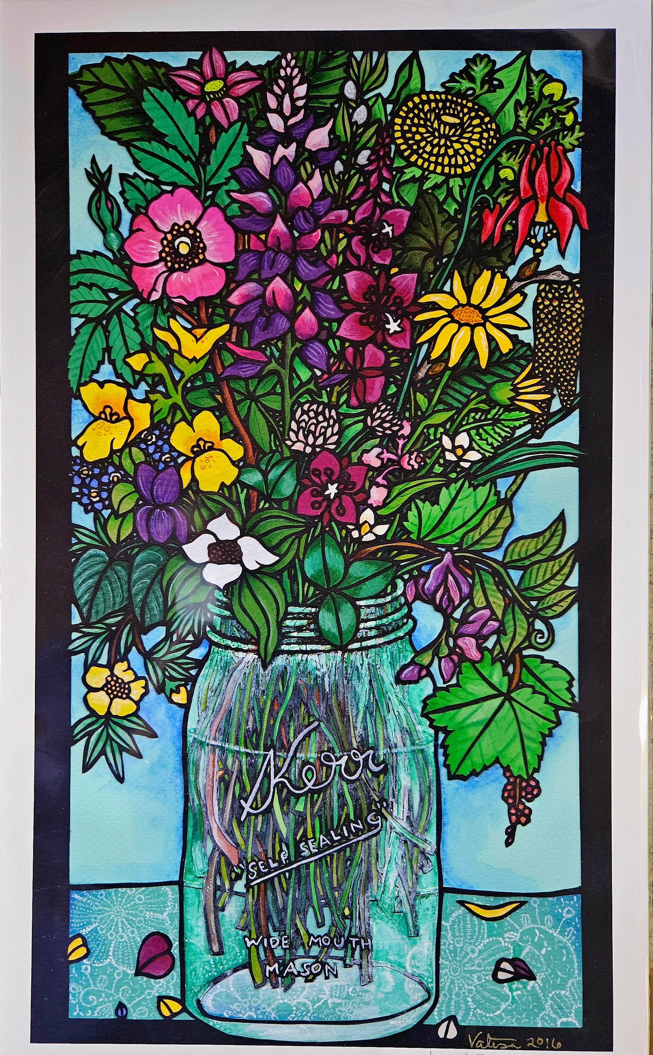 Jar Of Flowers