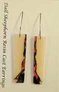 Alaskan Made Dall Sheep Horn resin cast Earrings