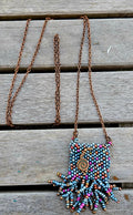 Beaded pouch