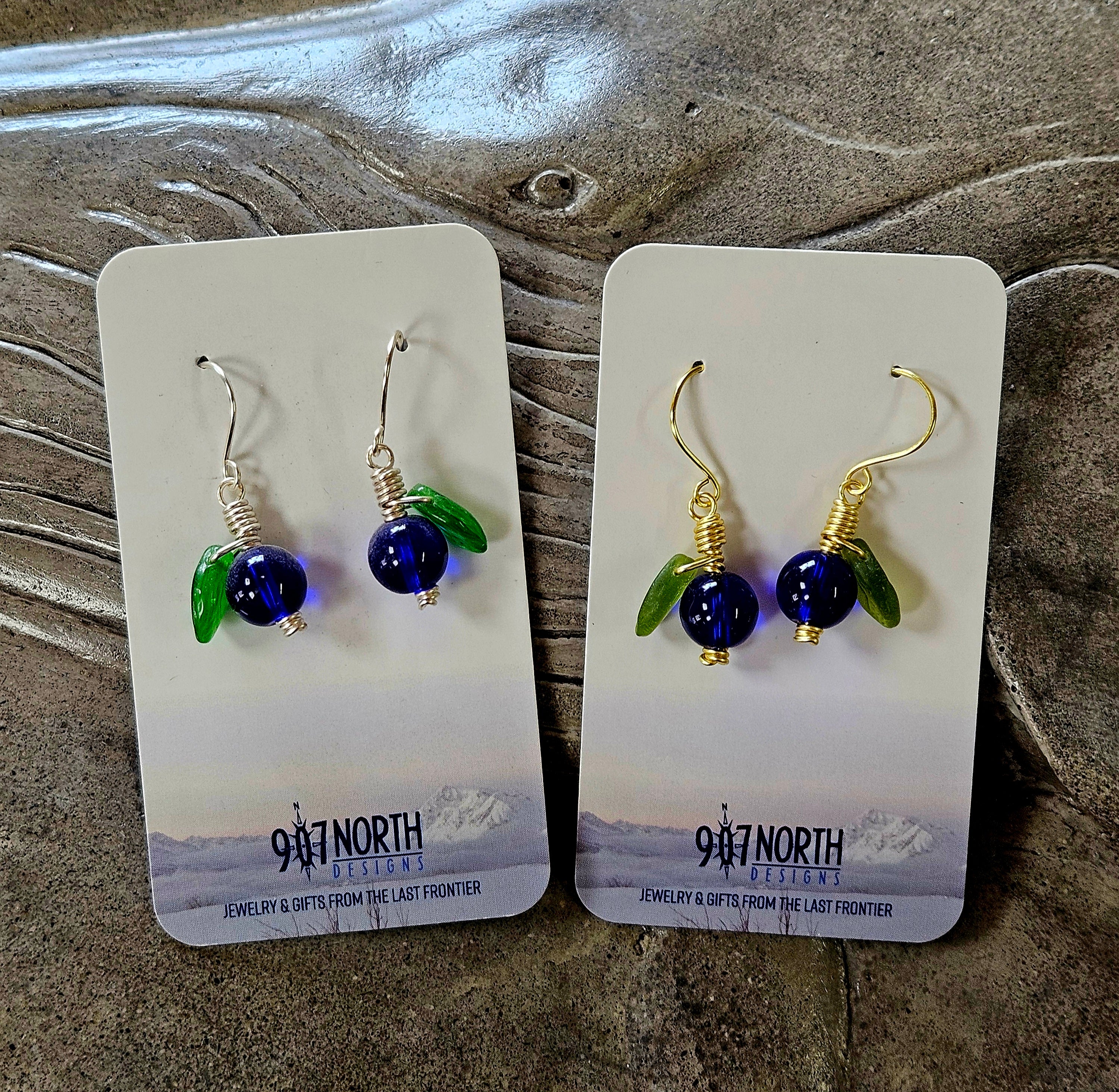 #124 907 lmm blueberry earrings