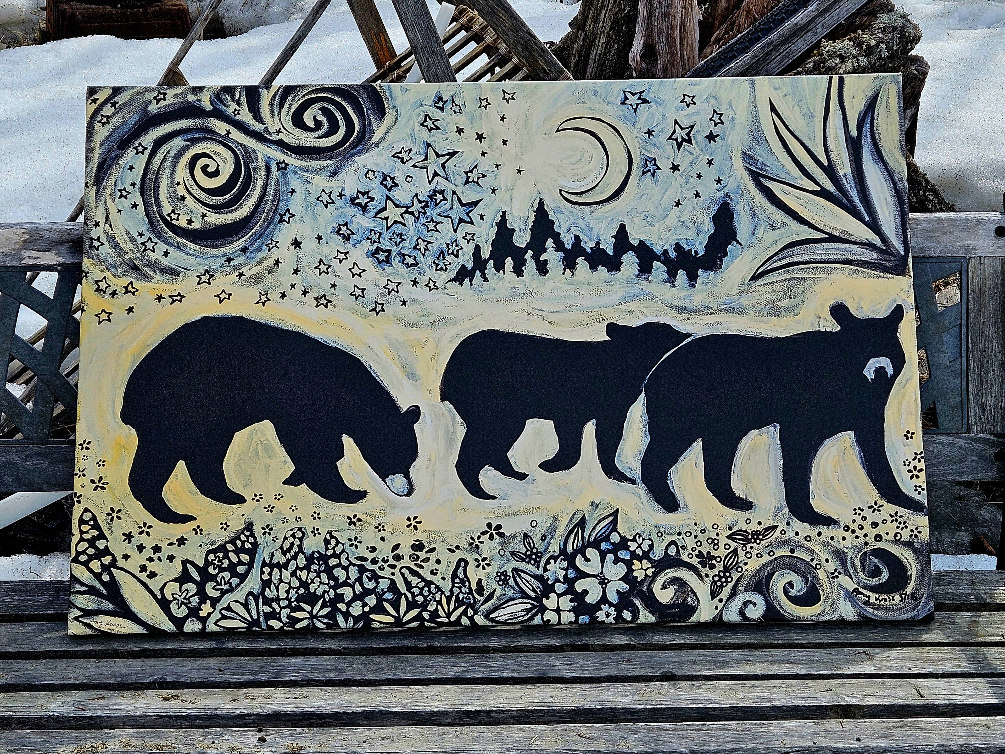 Moonlit Adventure 24x36 canvas print