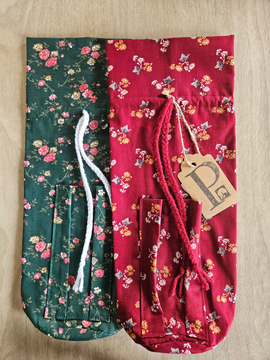 Seasonal Gift Bags With Candles