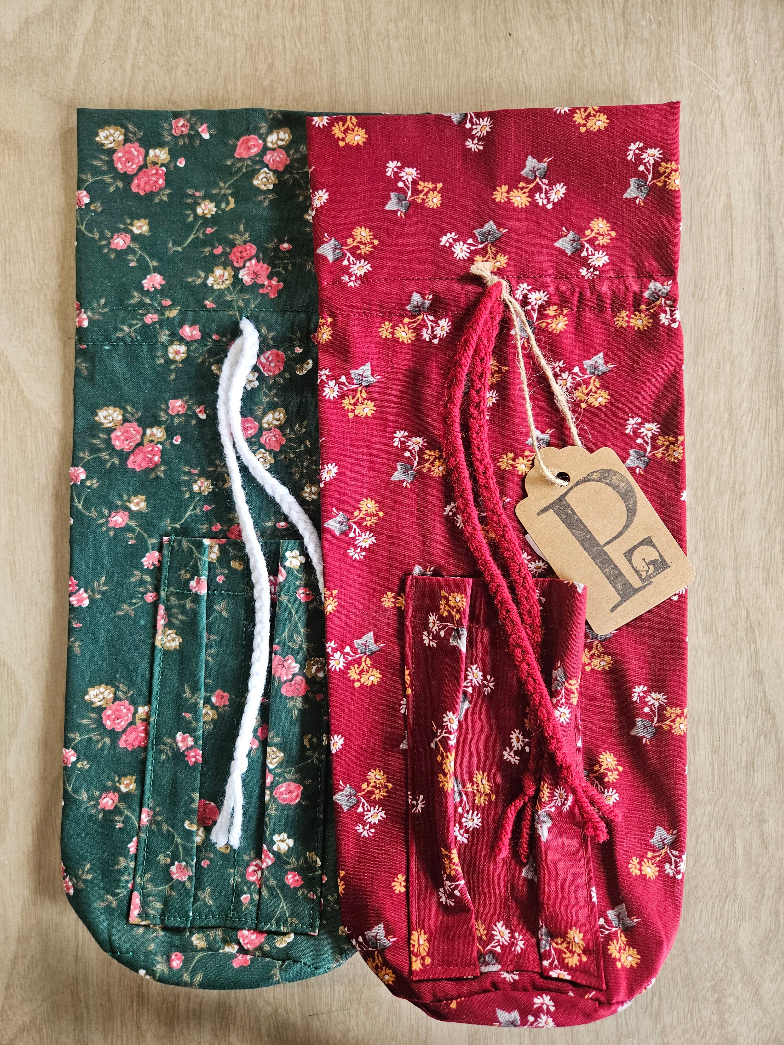 Seasonal Gift Bags With Candles