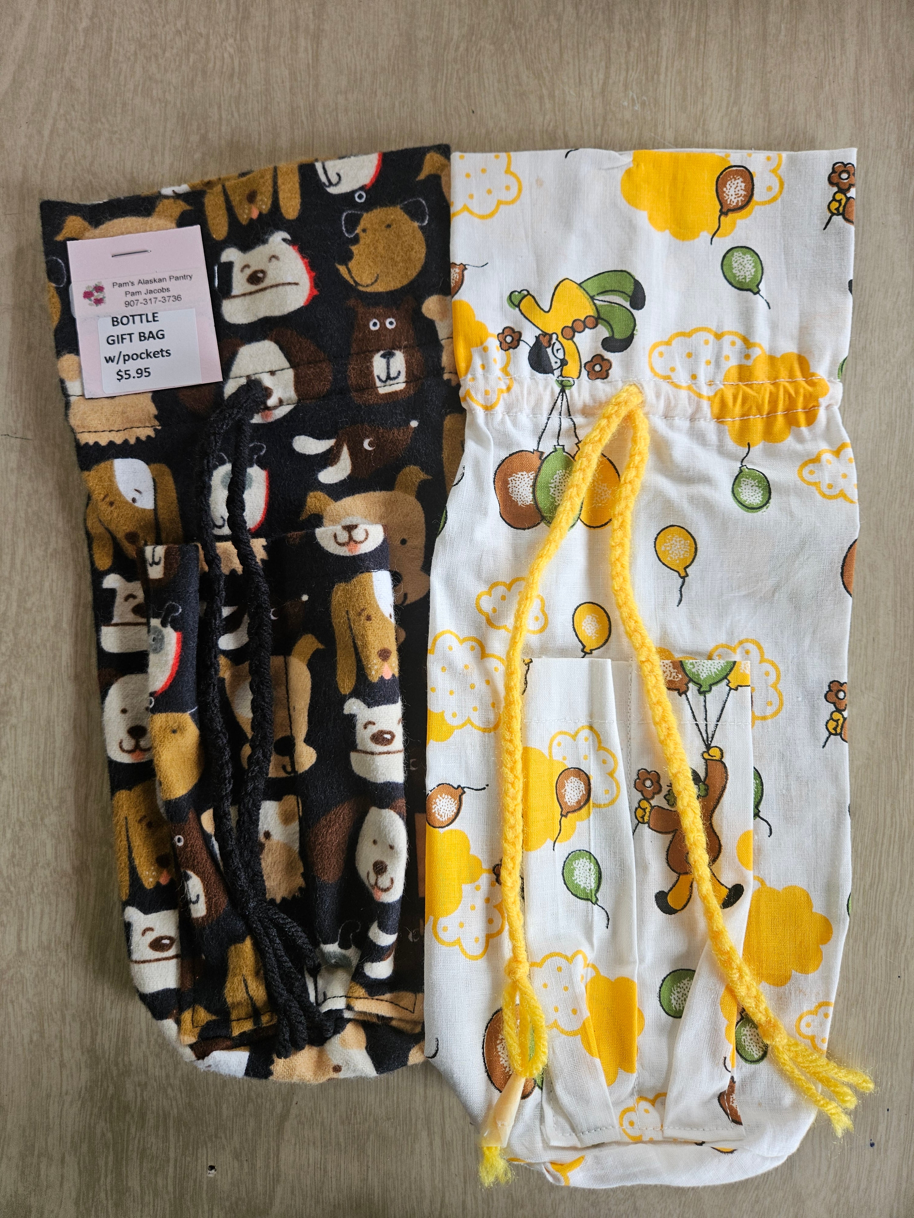 Seasonal Gift Bags With Candles
