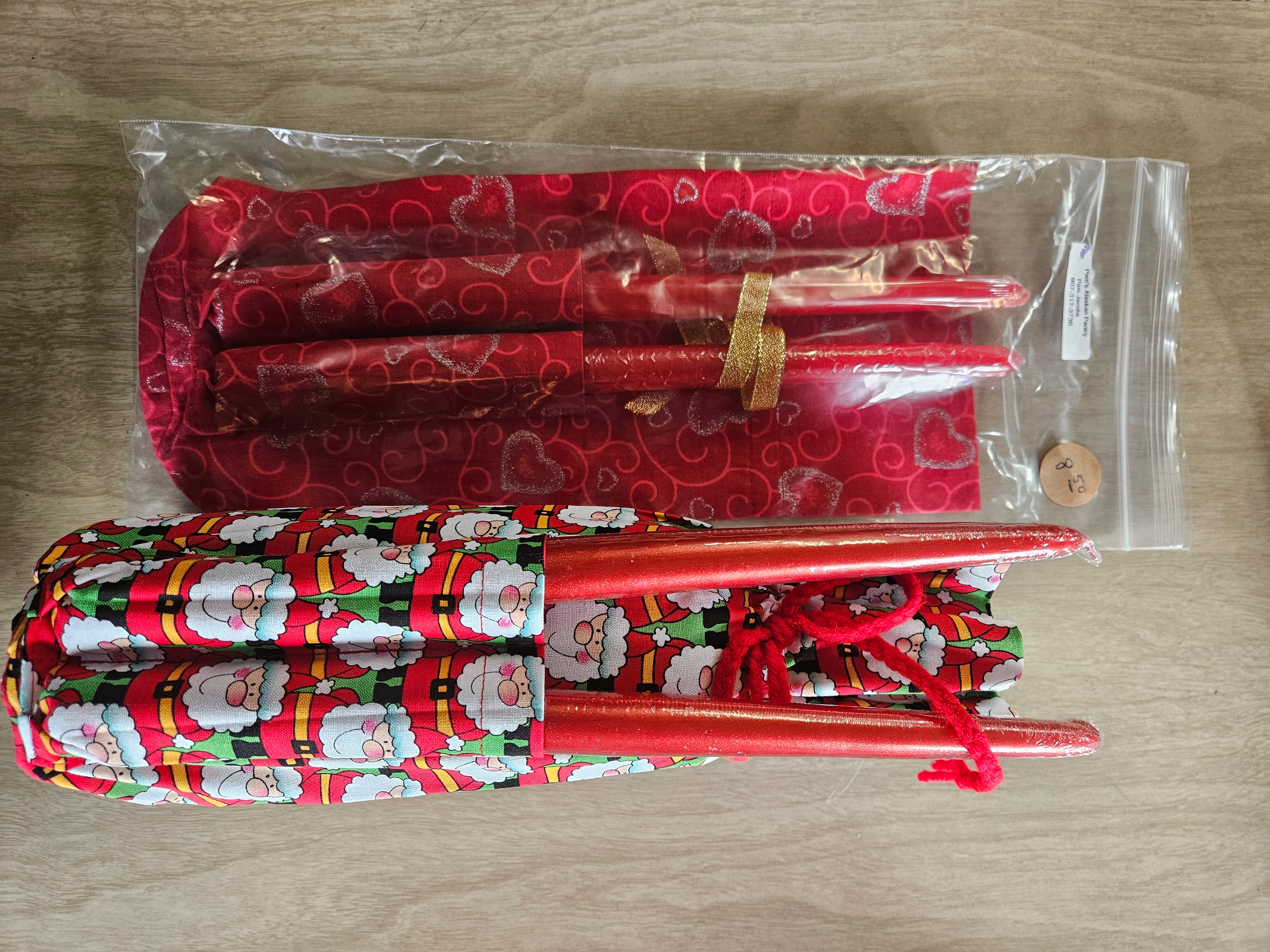 Seasonal Gift Bags With Candles