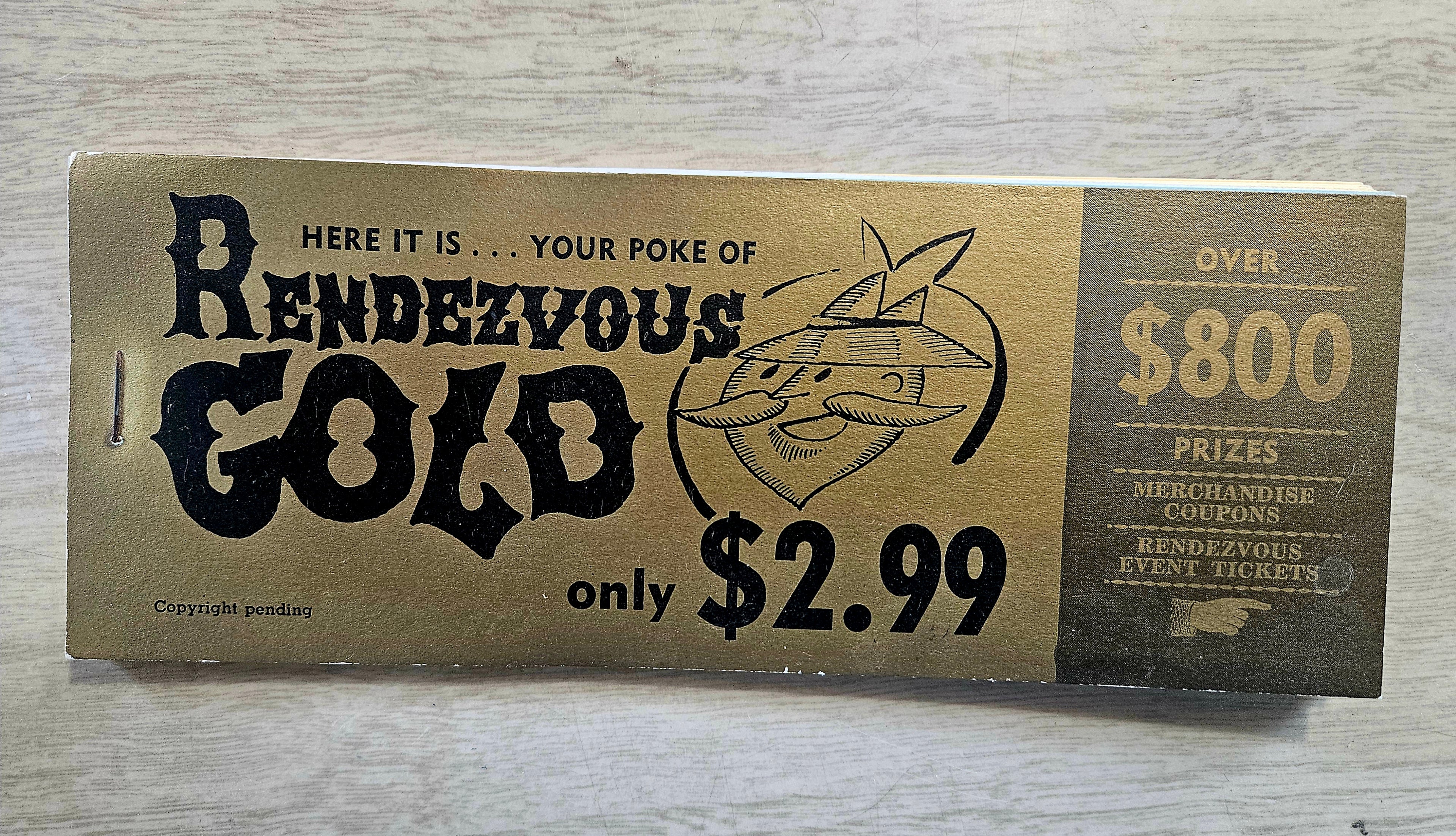 Collectors rendezvous gold booklet