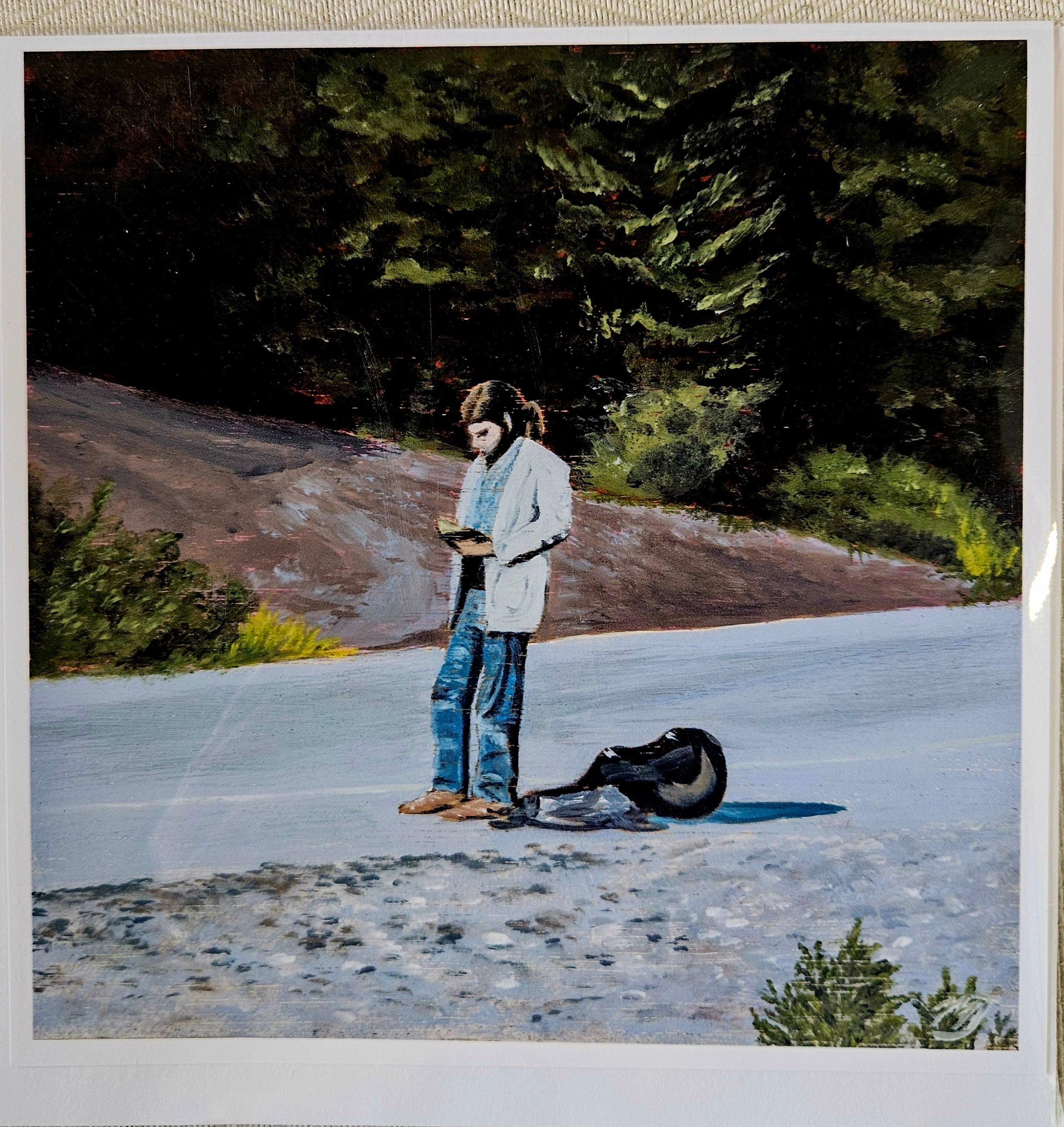 Hitchhiker print 11x11
