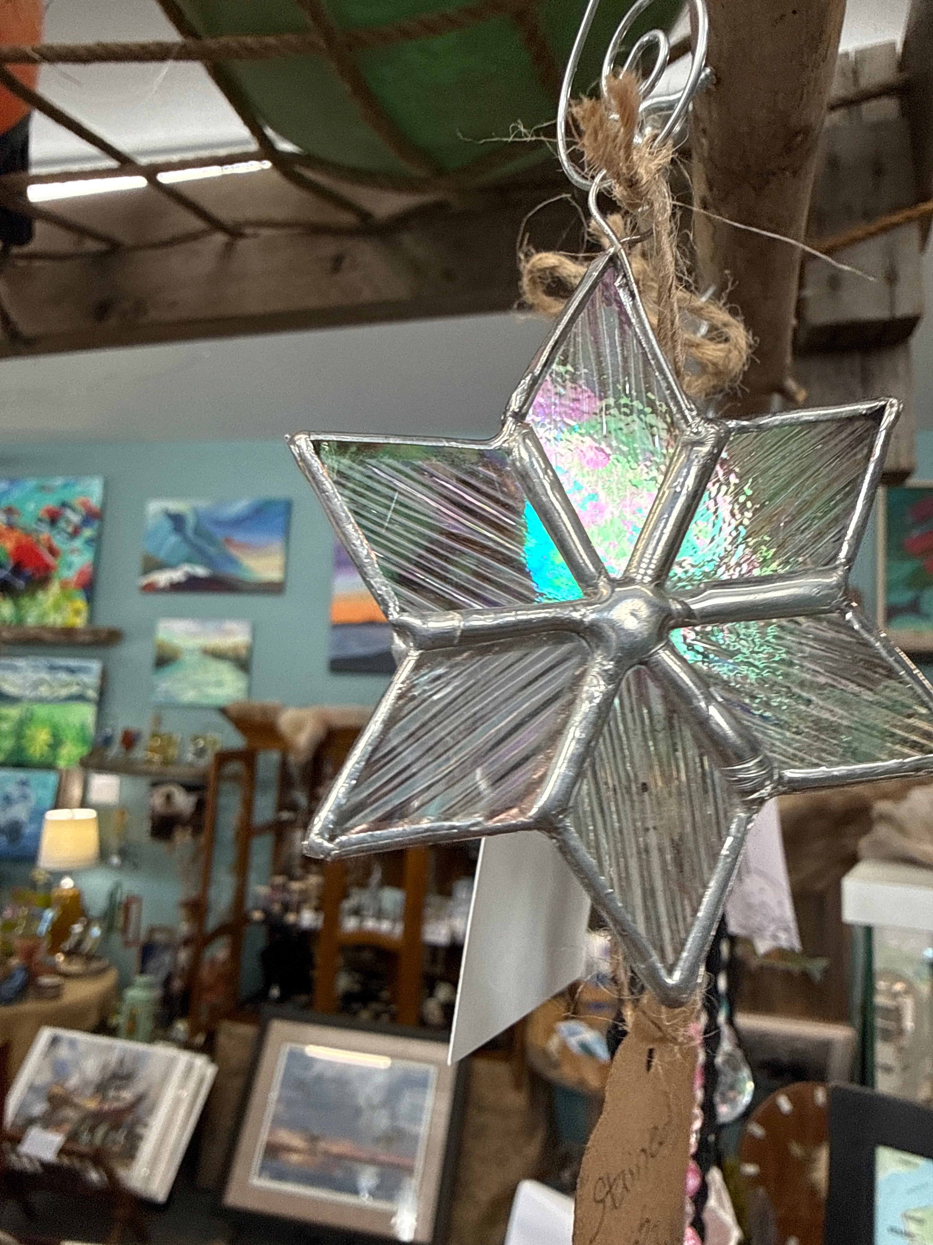 Stained Glass Snowflake (Small)