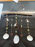 #215: Anchor Point, Kasilof and Sitka Driftwood, Seaglass, Shells with hand Wrapped Copper
