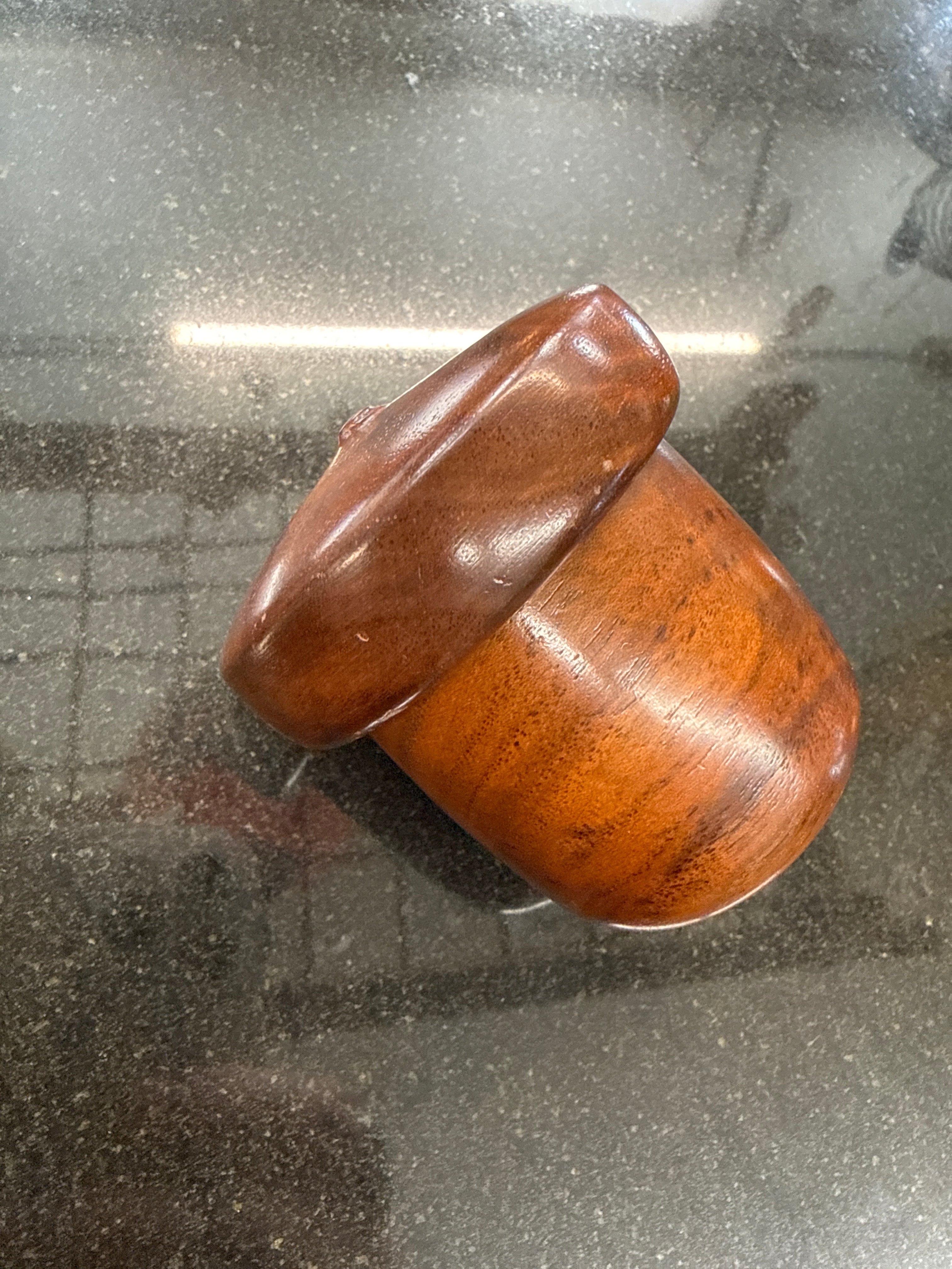 Wood acorn