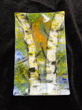 #271 rectangle birch glass plate