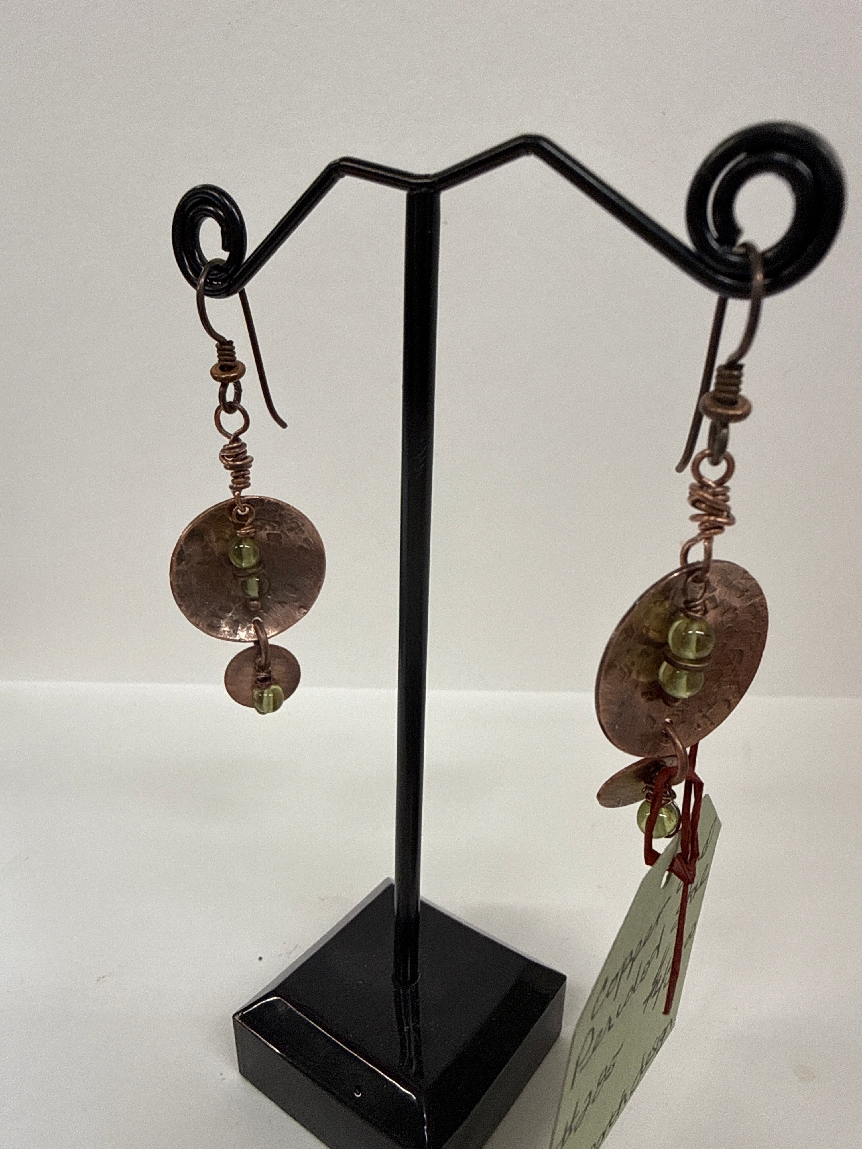 #285 Copper and Green Peridot