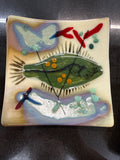 #317 Halibut glass dish