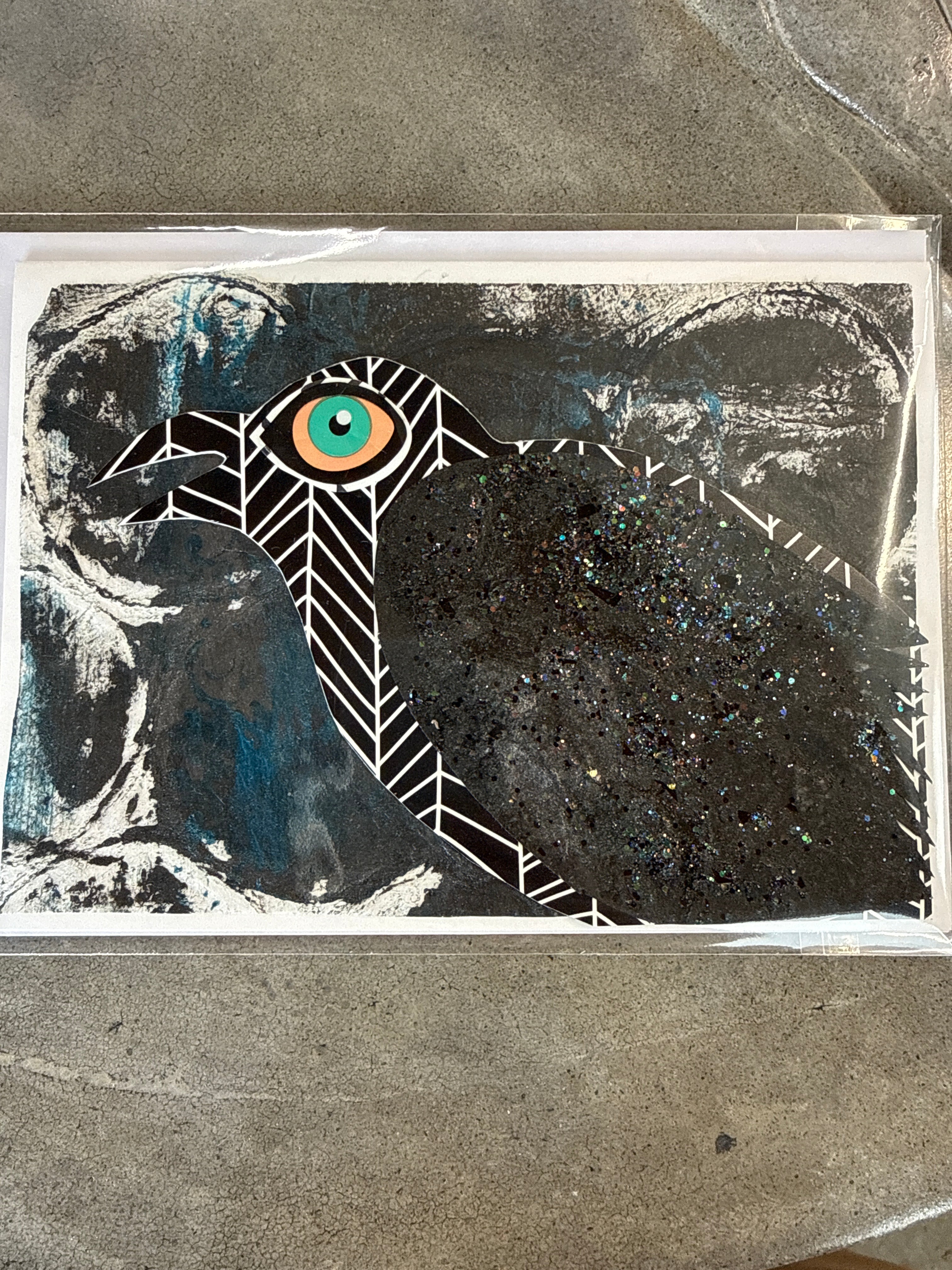 Note Card - Original Collage Art