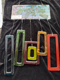#274 Glass windchime