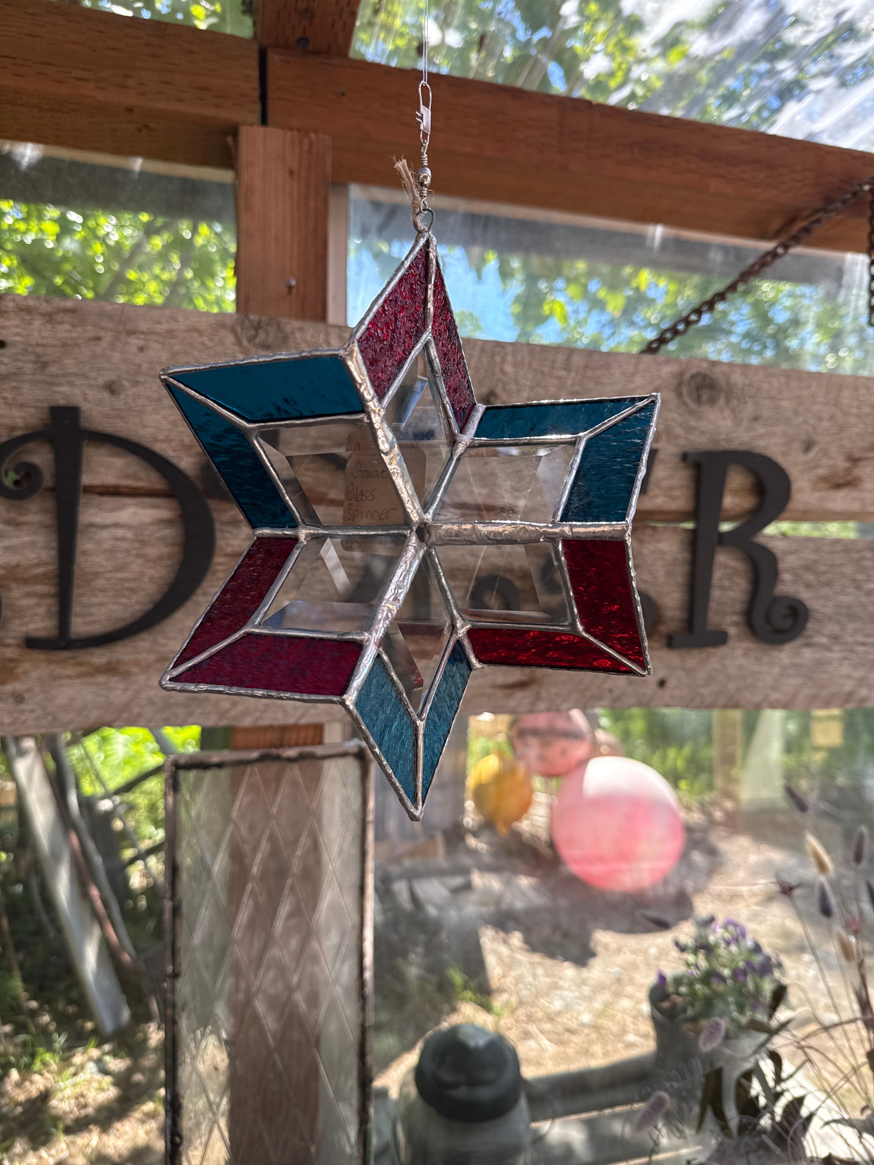 Stained Glass Spinner
