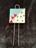 #182 bird plant stake