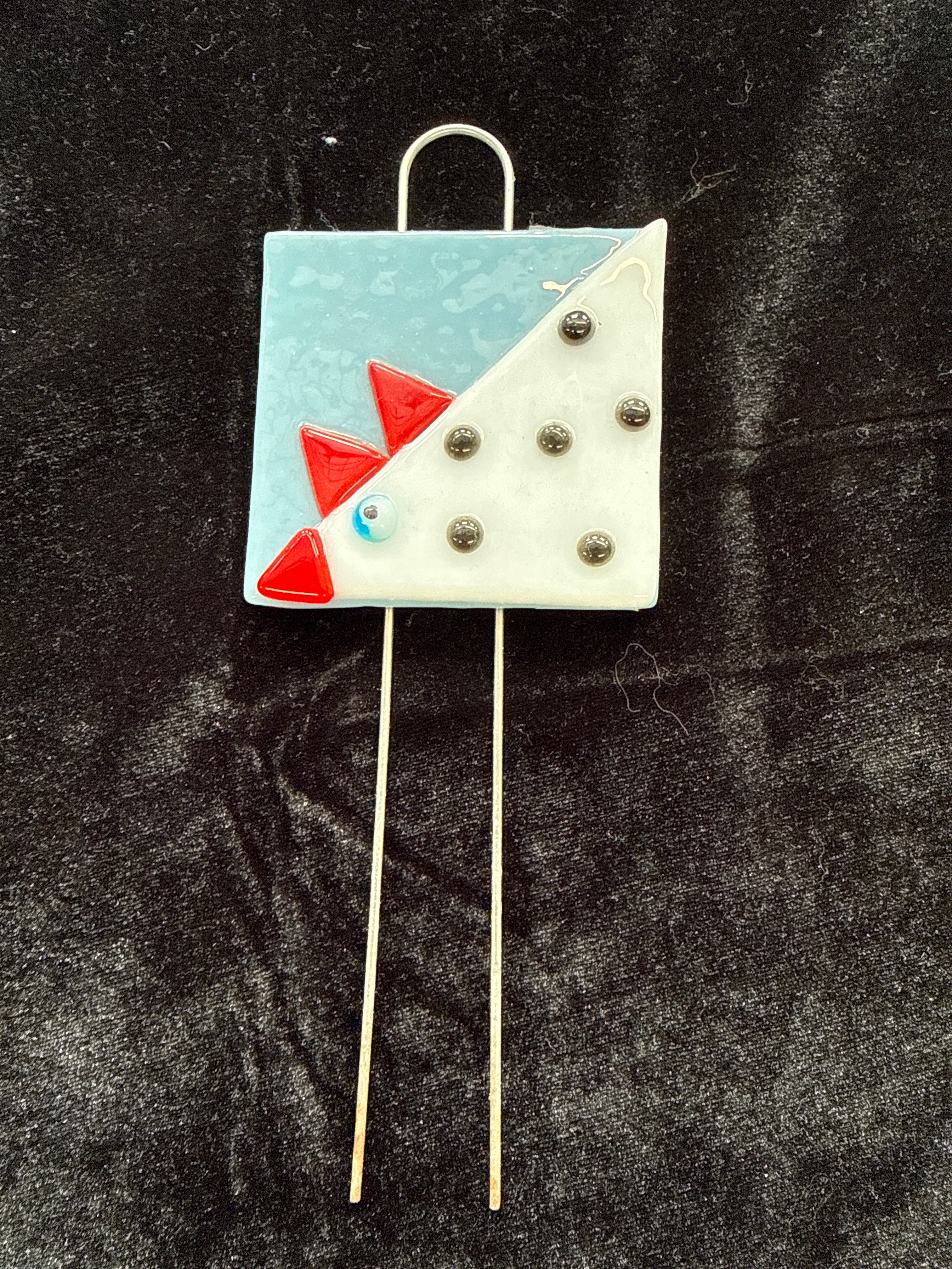 #182 bird plant stake