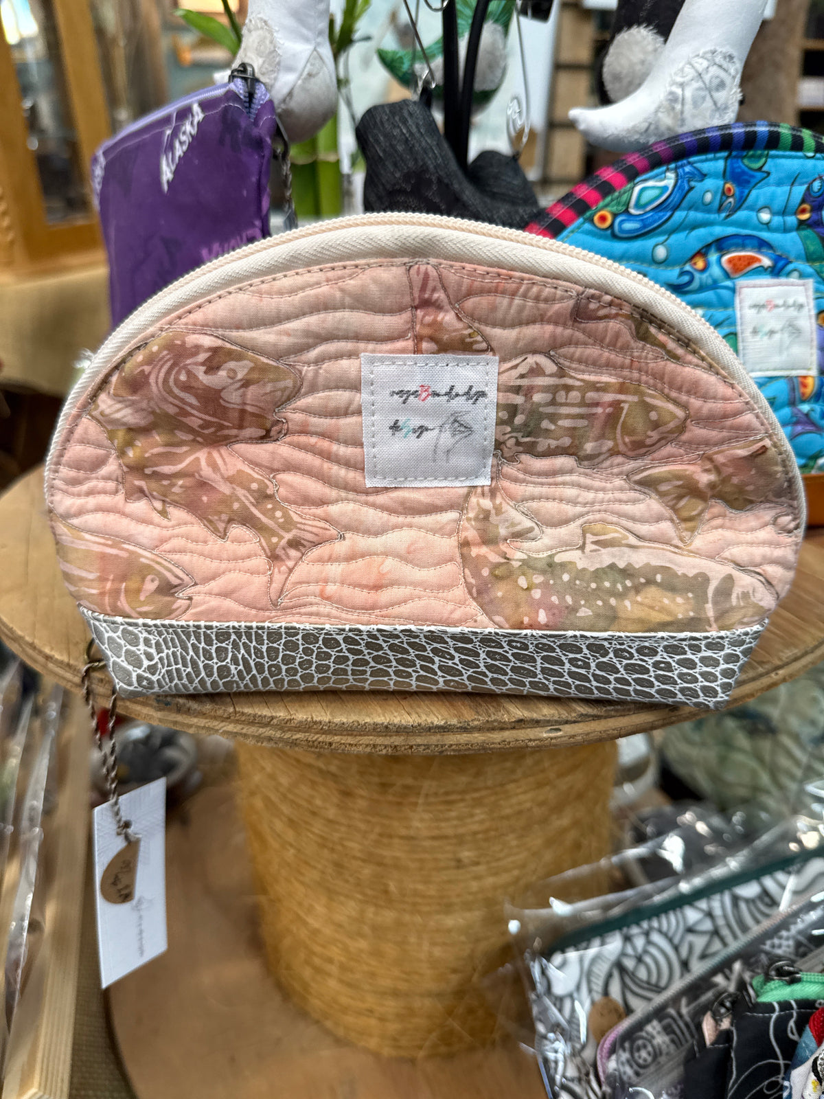 Small Zipper Pouch 8.5” x 4.5” (Dumpling)