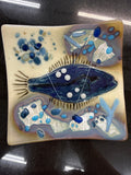 #318 Halibut glass dish