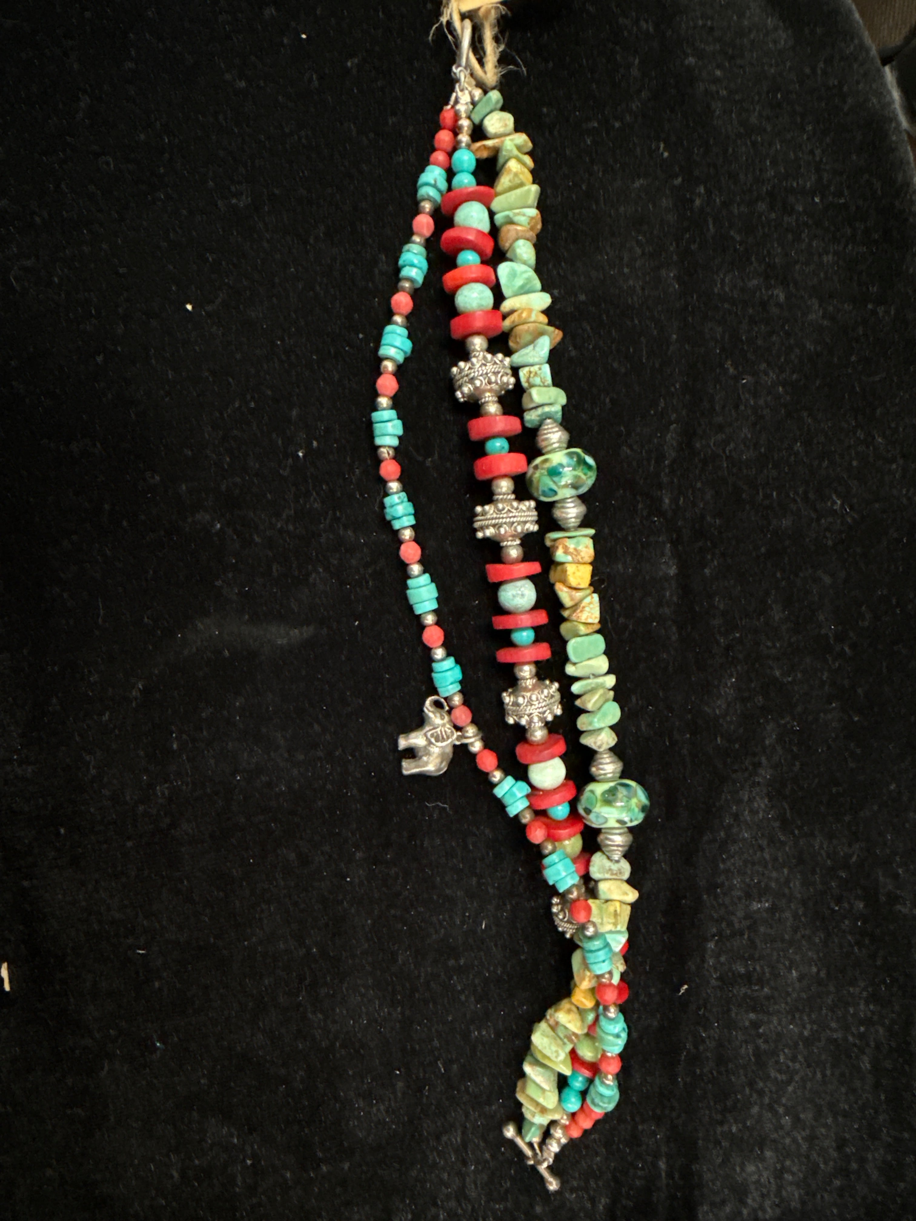 #155 triple strand bracelet