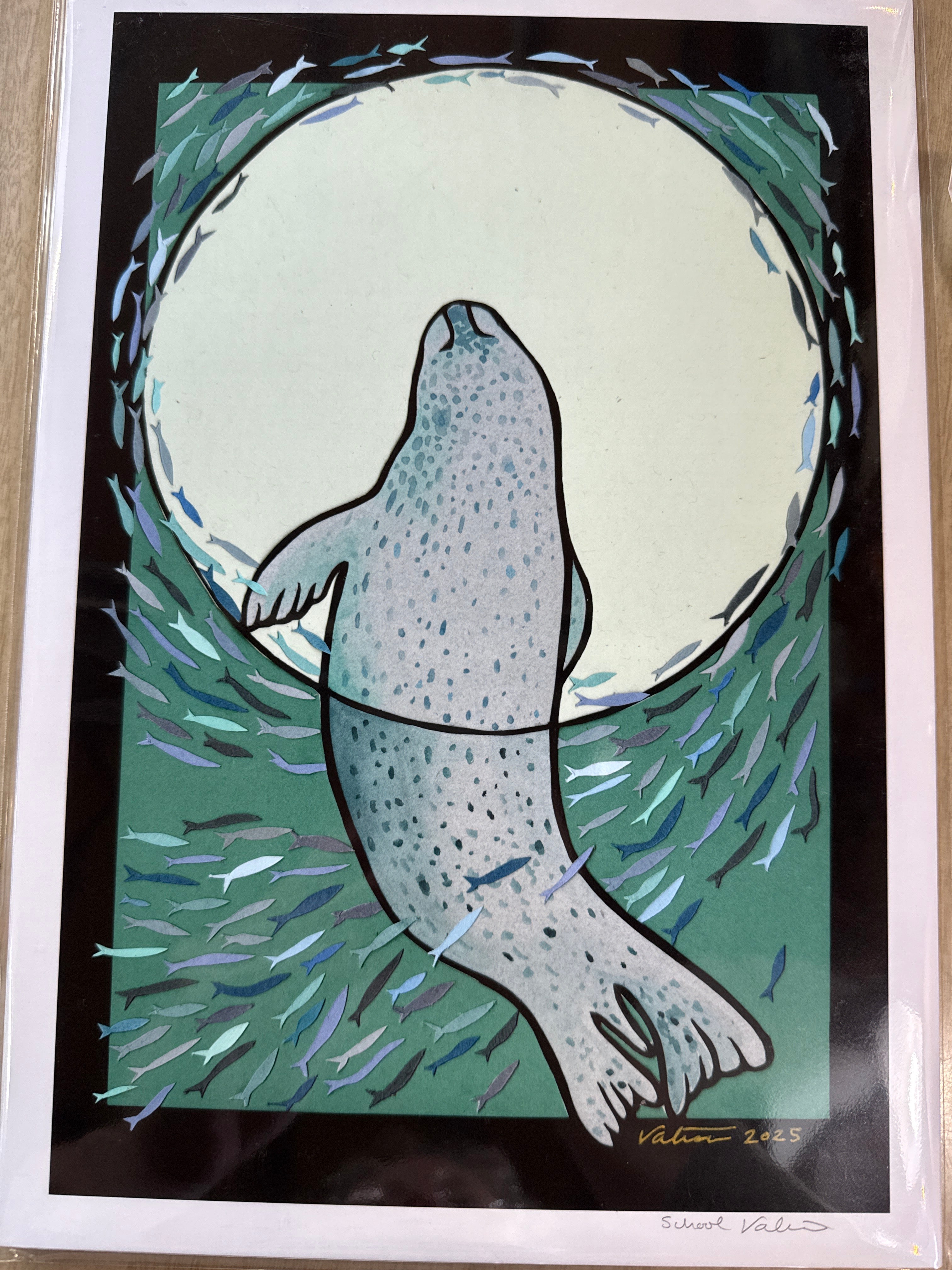 School 9x13 print