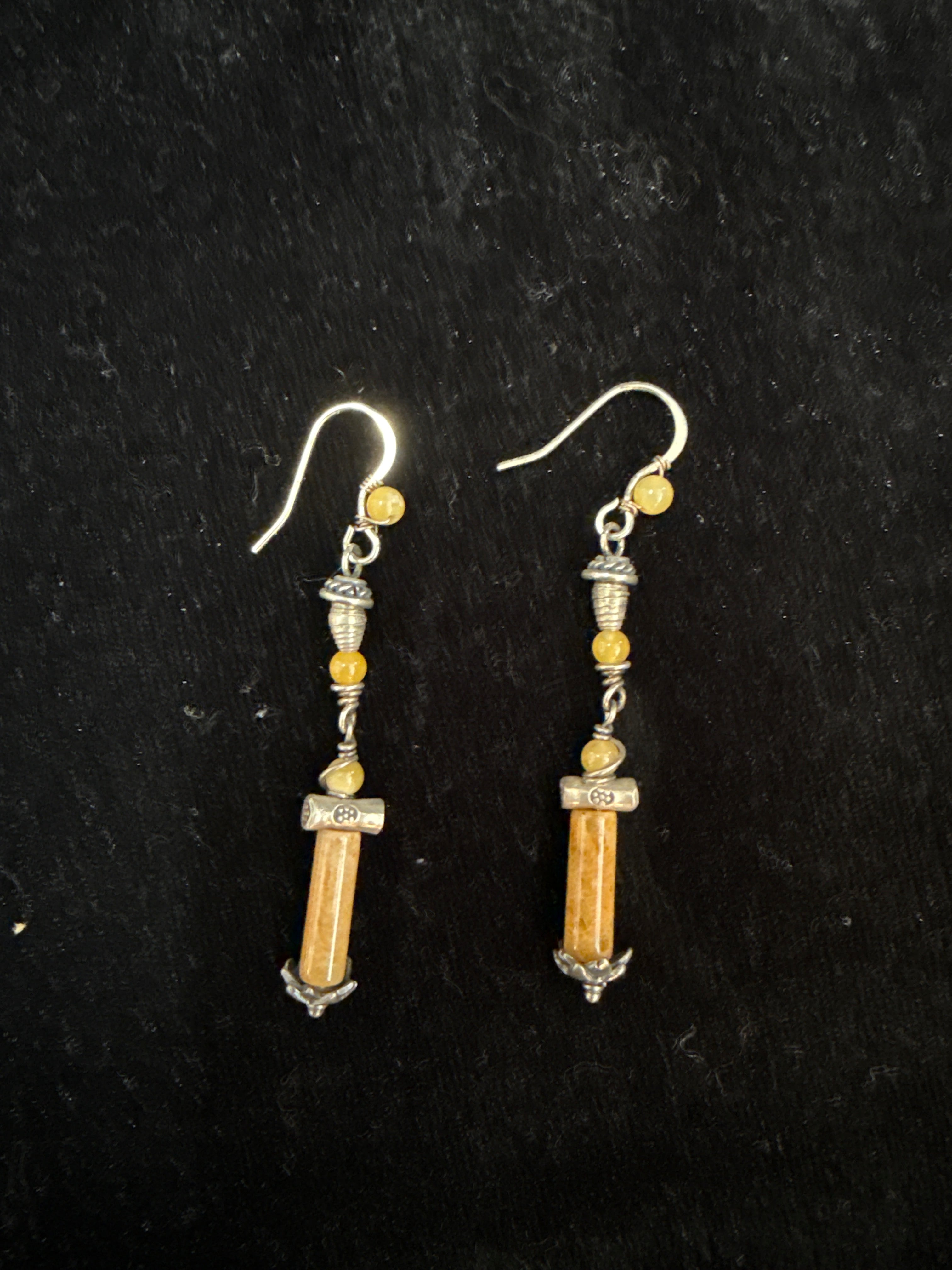#88 Copper Wire Tied Earrings
