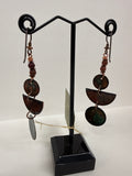 #282 Alcohol Ink with Jasper Earrings