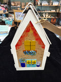 #245 house shaped lantern