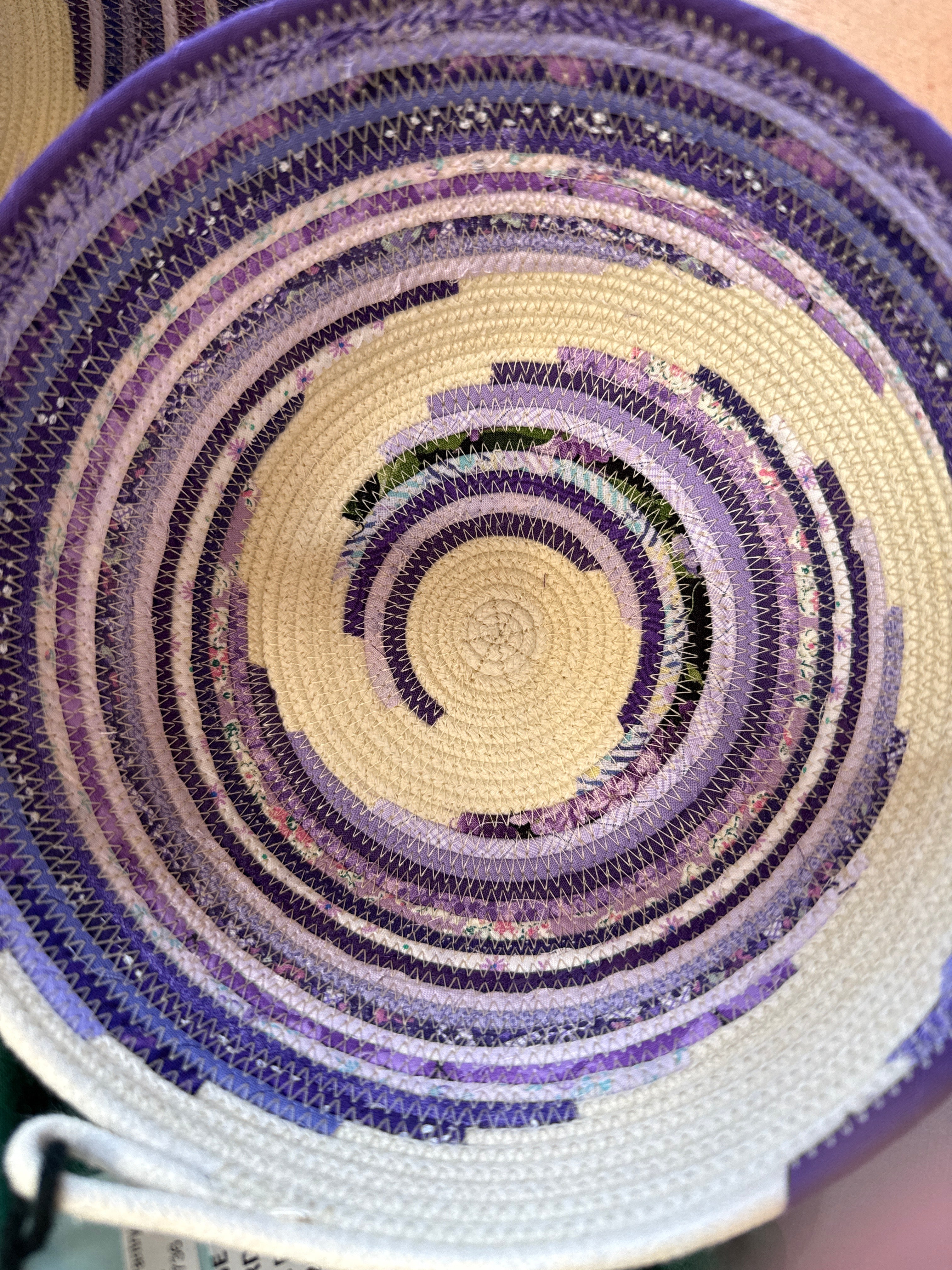 Large Swirl Cord Bowl