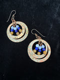 #169 double circle earrings
